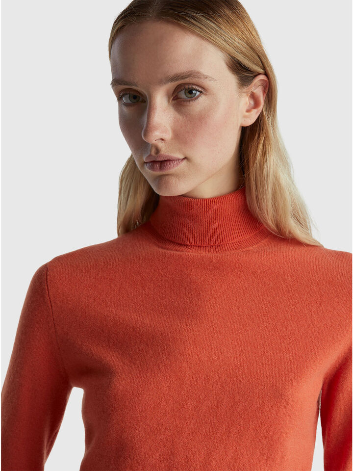 TURTLE NECK SWEATER Women image number 4